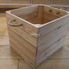 Holzkisten natur mit Kordel 2 Stk. passend für Ikea Kallax Regal. Kallax Box, Kallax Einsatz, Kallax Kisten