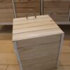 Holzkisten natur mit Kordel 2 Stk. passend für Ikea Kallax Regal. Kallax Box, Kallax Einsatz, Kallax Kisten – Bild 4